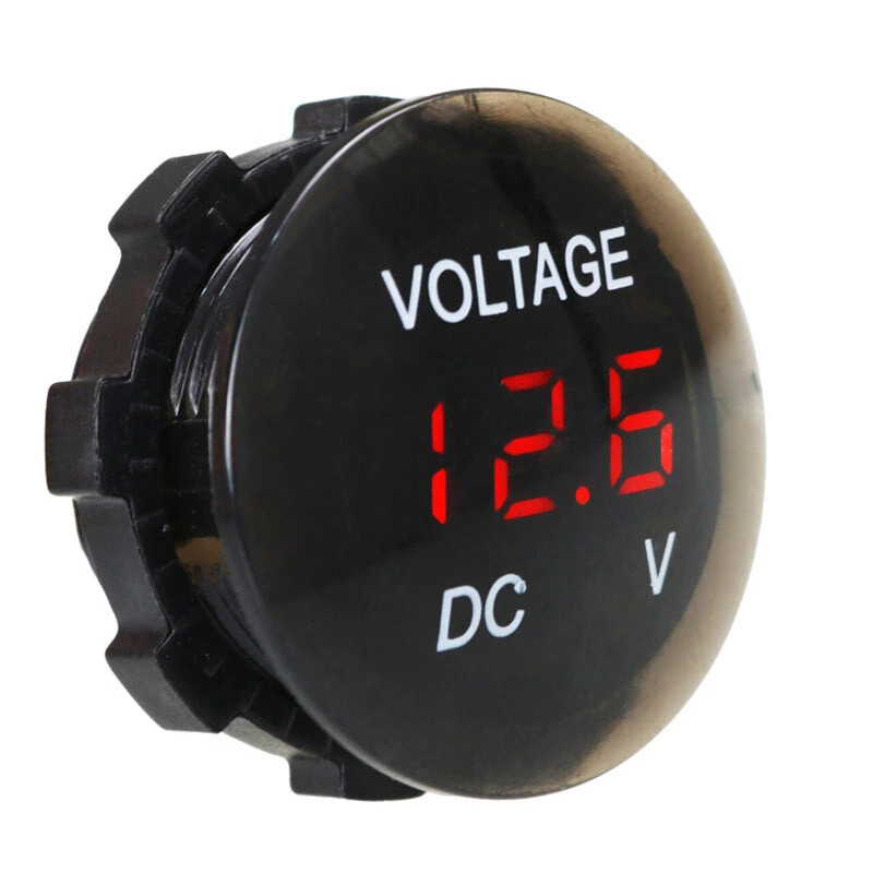 DC 12V-24V LED Panel Digital Voltage Volt Meter Display Voltmeter Car Motorcycle