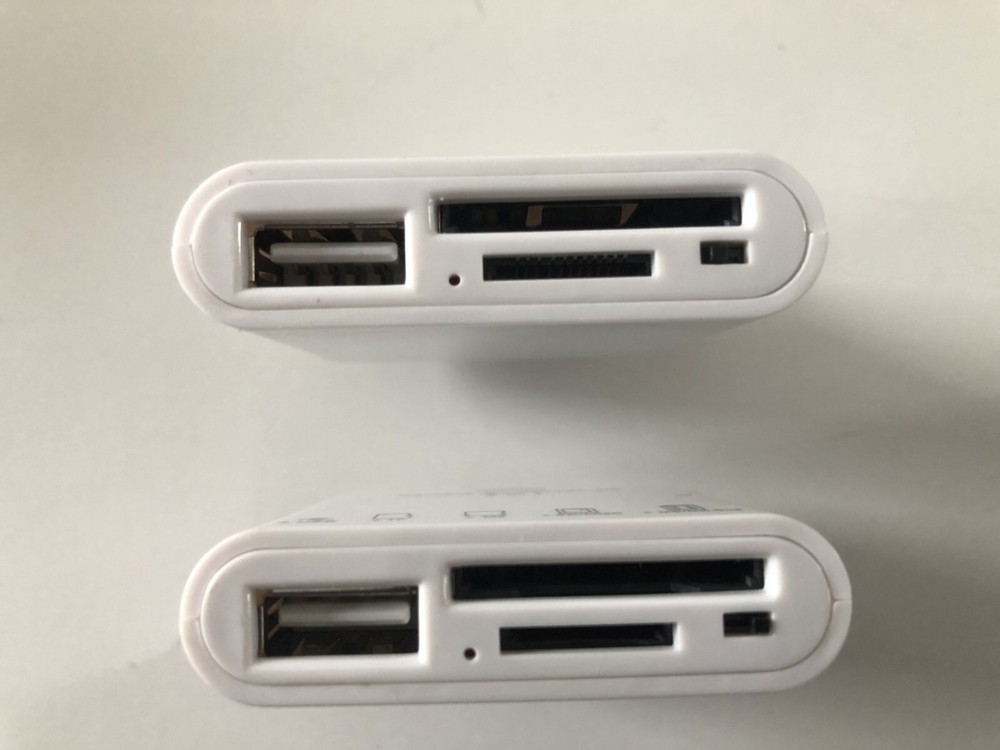 TWO (2) Camera Connection Kits 5 in 1 Memory Card Reader For Apple iPad 2 3