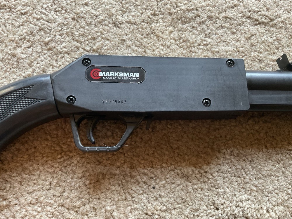 Marksman Model 2015 Laserhawk BB Gun W/ Bag