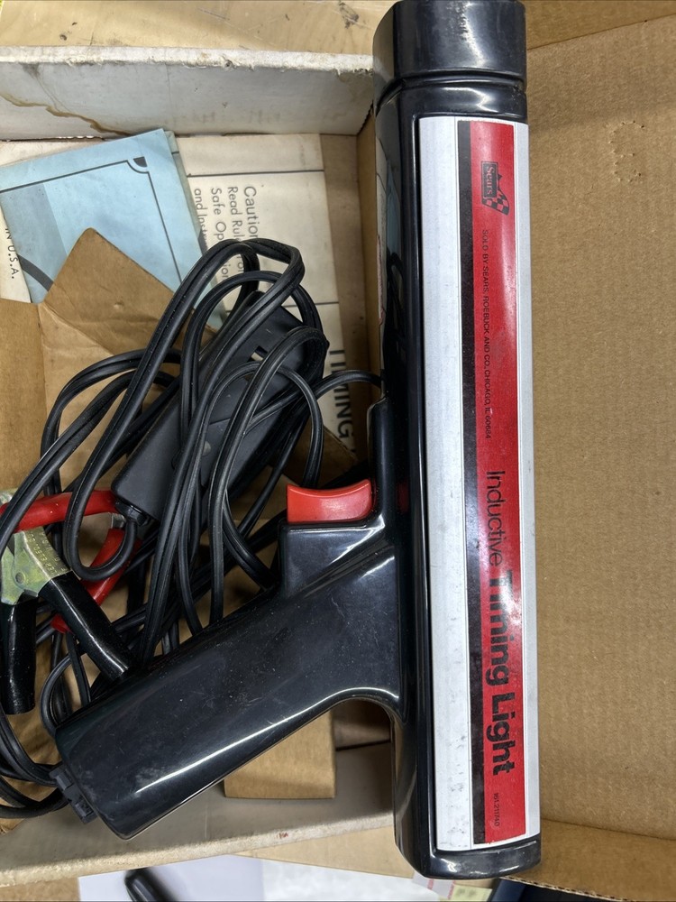 Sears Clamp-On Inductive Timing Light Model 28-21174 (TESTED)