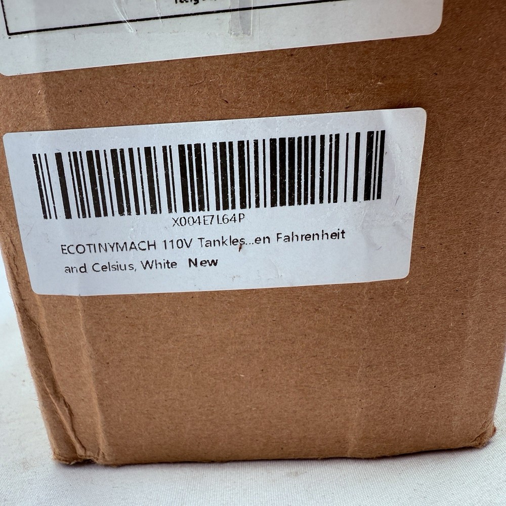 110V Tankless Water Heater Electric, 3000W Compact Water Heater under Sink, Conv