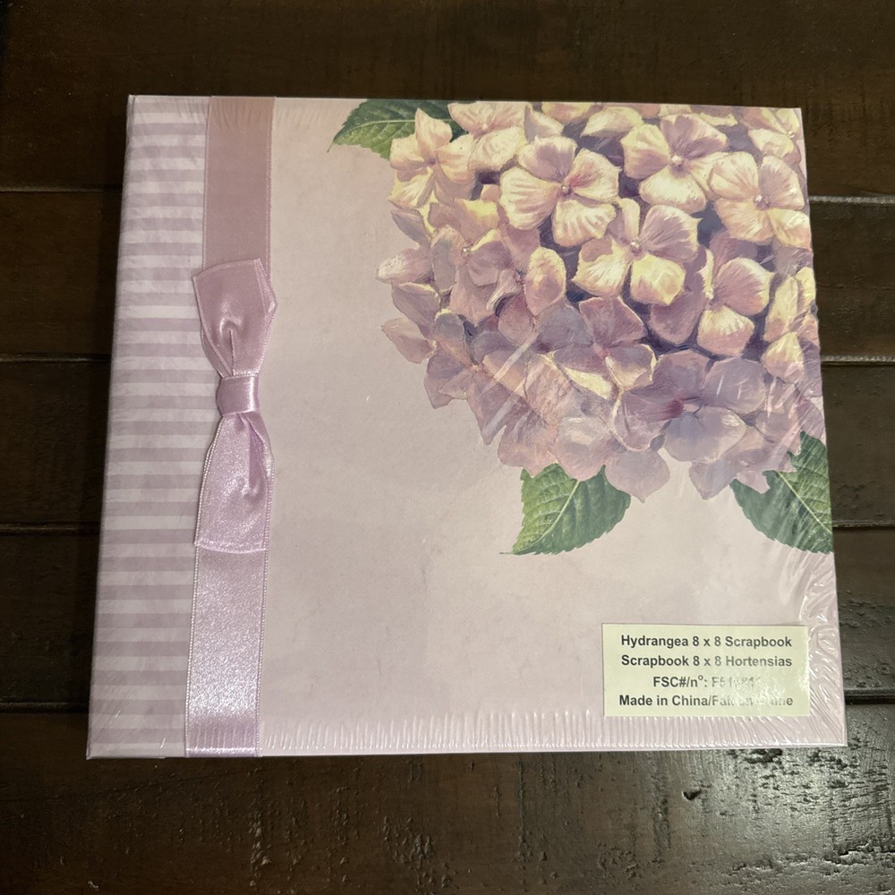 Hydrangea 8 X 8 Scrapbook Kit Purple