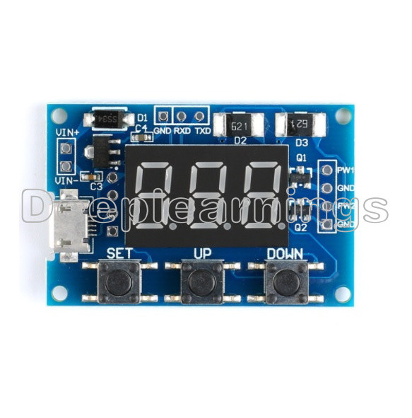 Adjustable PWM Pulse Frequency Duty Cycle Square Wave Signal Generator Module