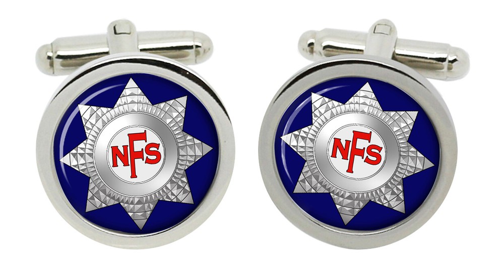 National Fire Service Cufflinks in Box