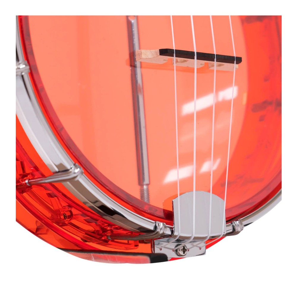 Gold Tone Little Gem (Ruby): See-Through Banjo-Ukuleles with Bag