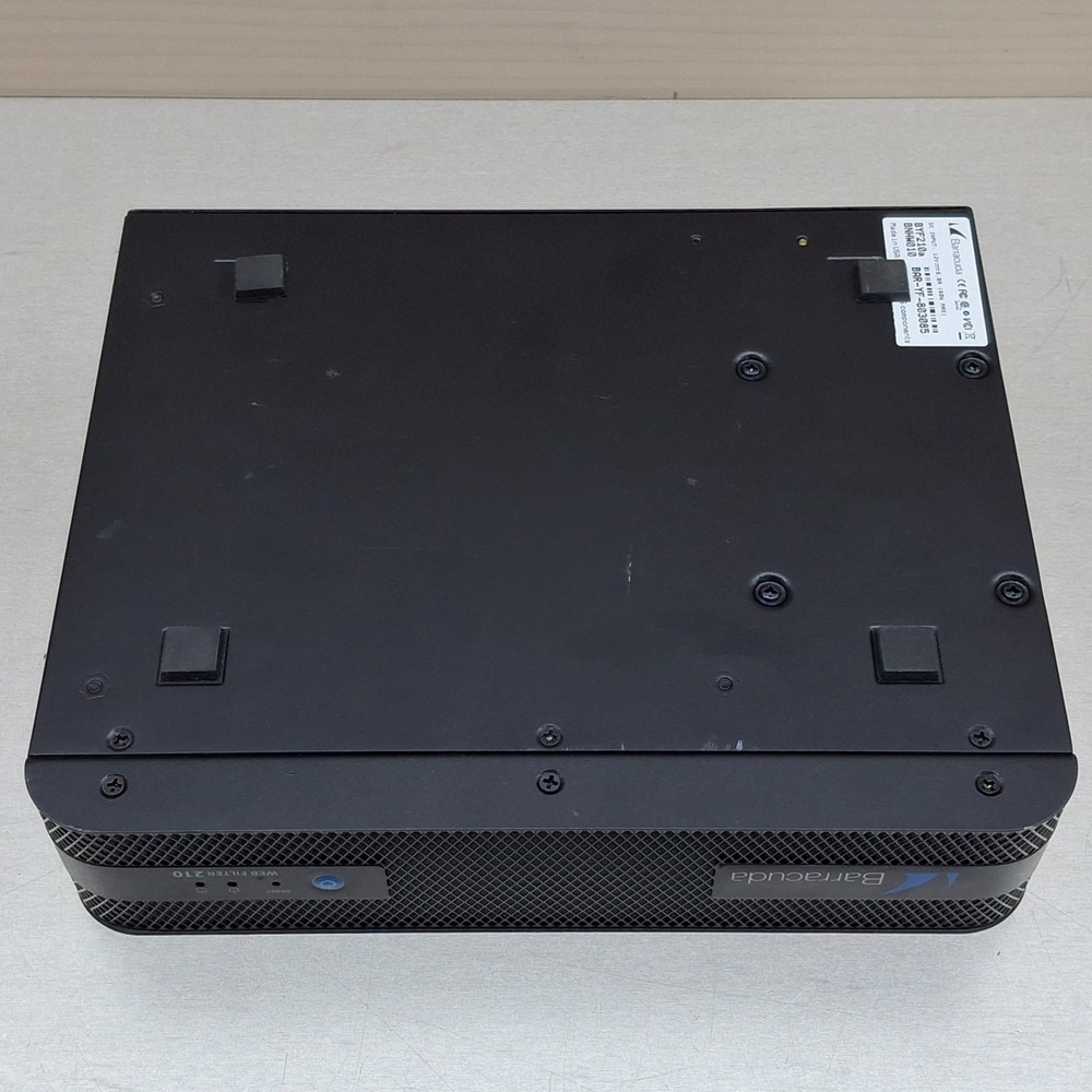 Barracuda Web Filter 210 Security Gateway BNHW010 Includes Power Adapter Cord