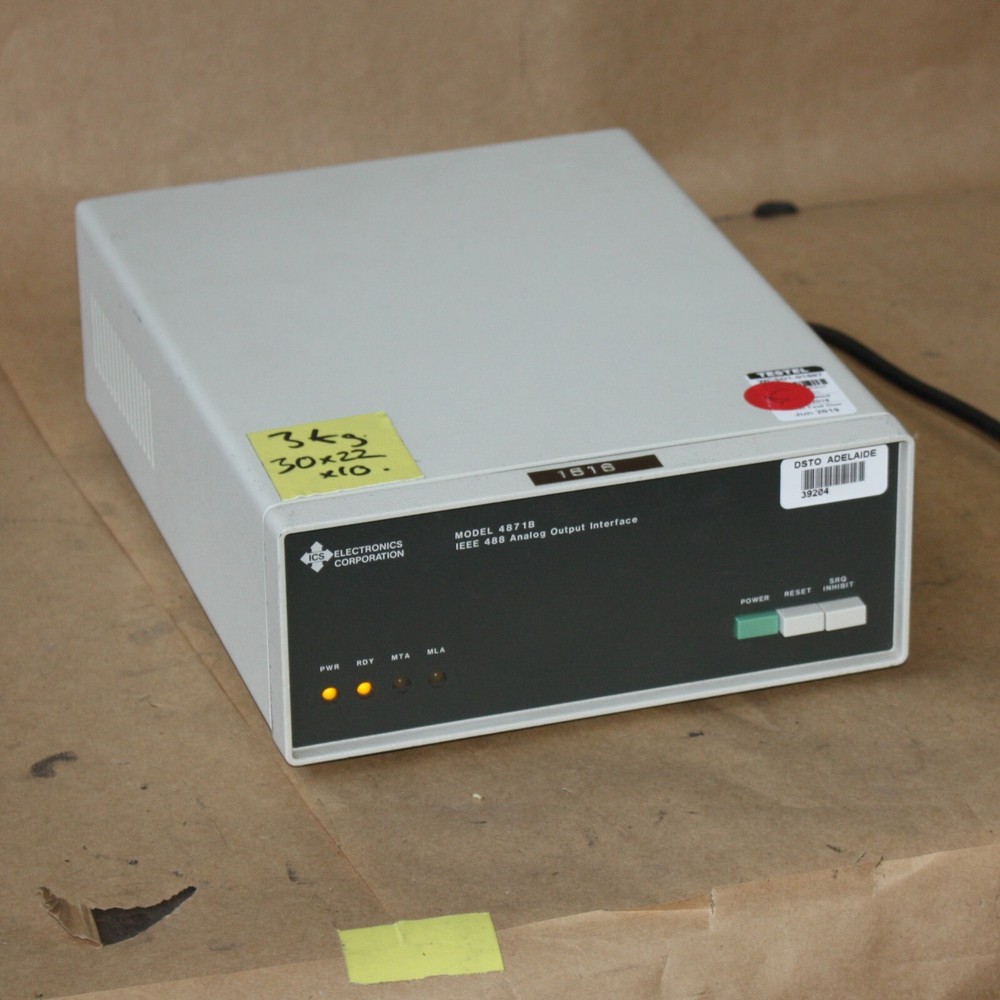 ICS Electronics Corporation IEEE488 ANALOG OUTPUT INTERFACE CONTROLLER 4871B