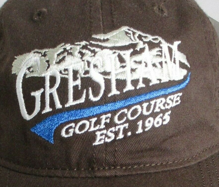 Gresham Golf Course Hat Oregon USA Embroidery Unisex Ball Cap