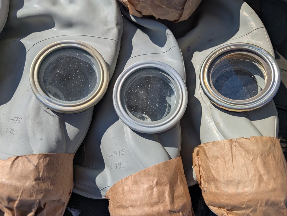 Soviet Russian GP-5 Gas Mask Size 1 small WITH FILTER