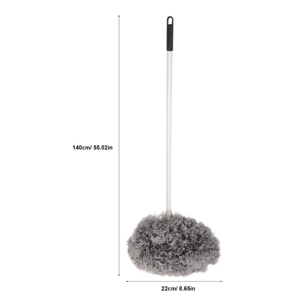 Ceiling Fan Extendable Duster Cobweb Duster with Extension Pole for Cleaning