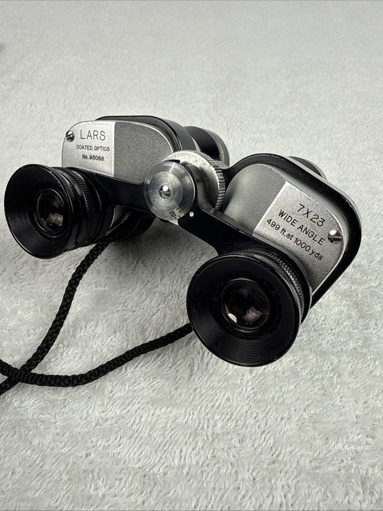 Vintage Lars 7x23 Wide Angle Coated Optics Binoculars