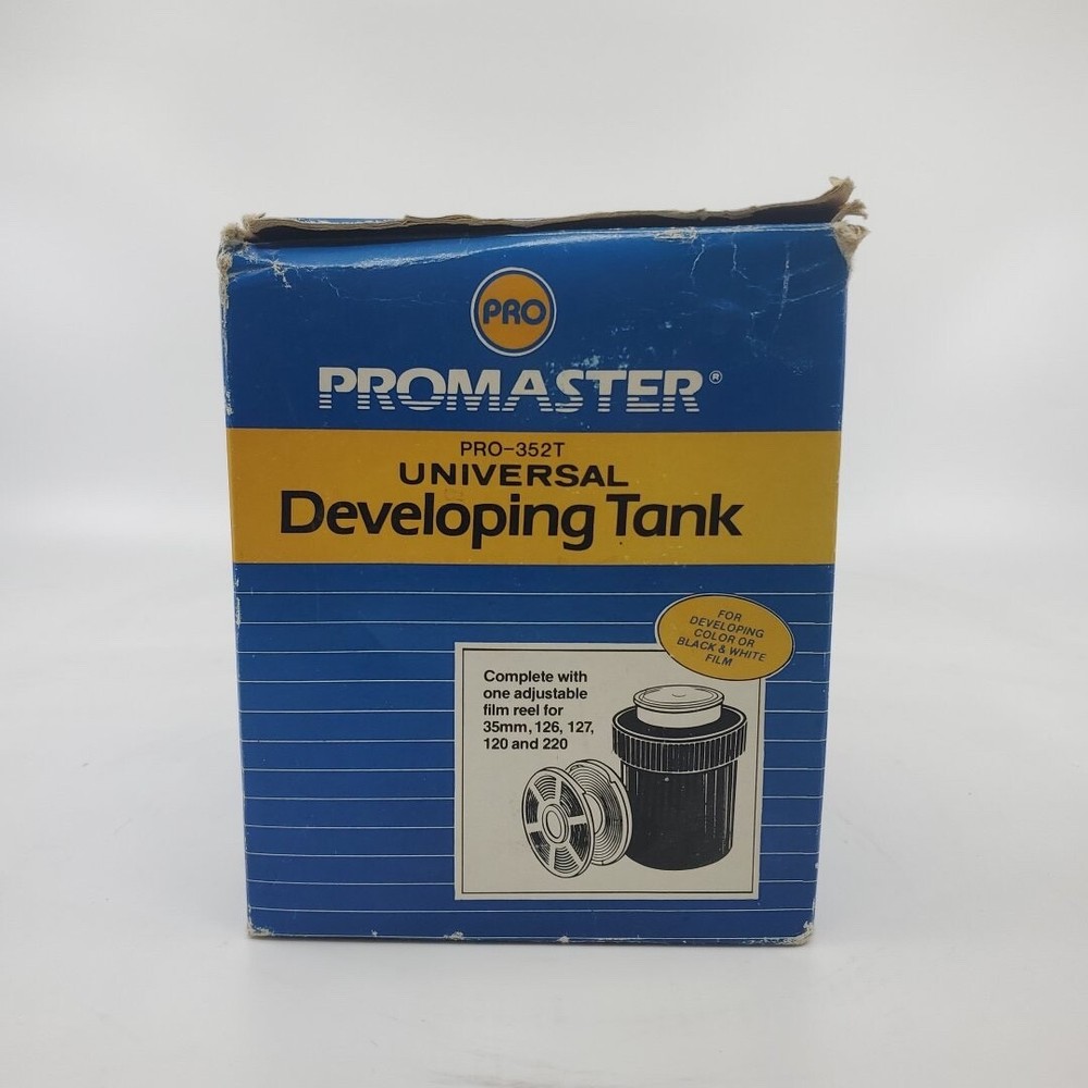 Vintage Promaster Universal Developing System Tank 1 Adjustable Reels Dark Room