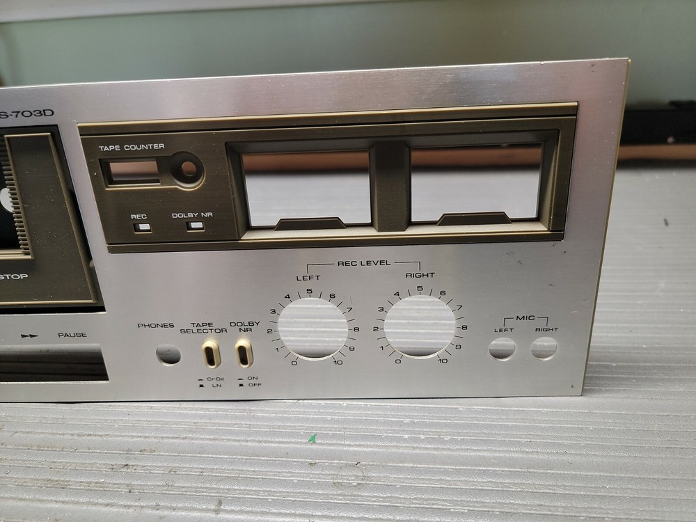 Akai Cs-703d Cassette Deck Face Plate