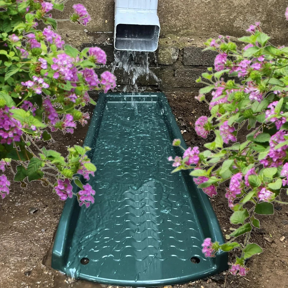 Downspout Splash Block 24 Inch Gutter Extension Drainage 2 Pack