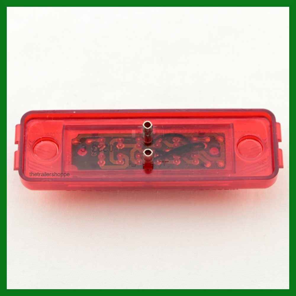 Maxxima Side Marker Clearance 12 LED light RED Lens Model 19 1 X 4 M20350R