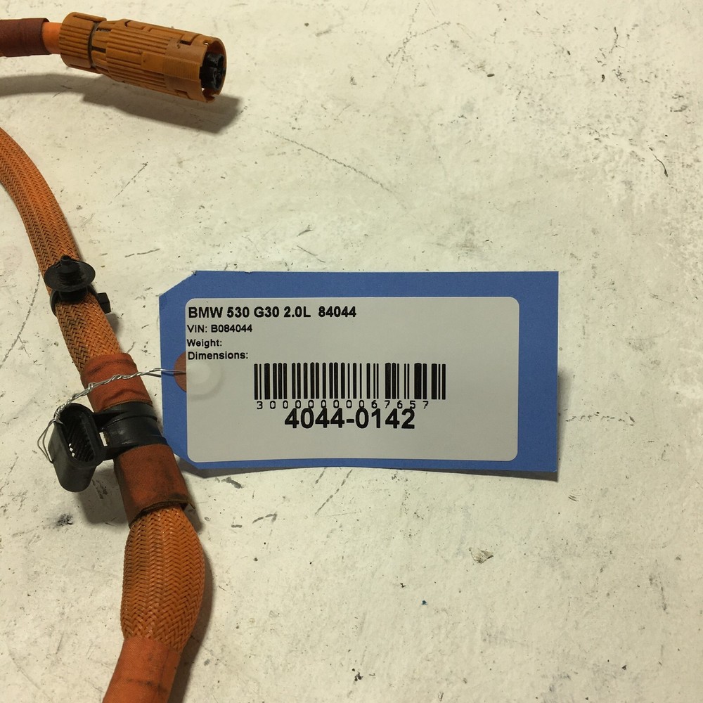 2018 BMW 530e xDrive High Voltage Cable OEM