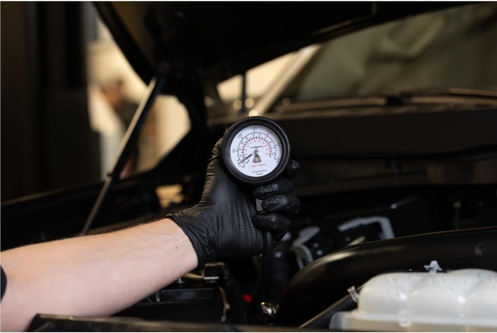 MV5530 Engine Compression Kit, Manual Pressure Release, 2-3/4 in. Bourdon Tu...