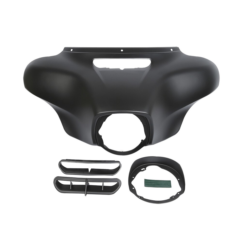 Matte Black Inner & Outer Batwing Fairing For Harley Electra Street Glide 14-23
