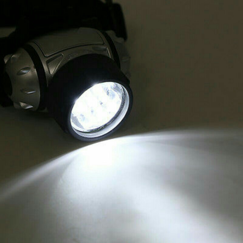 Flashlight Headlight Longshot Ultra Bright LED Light Headlamp Adjustable Strap