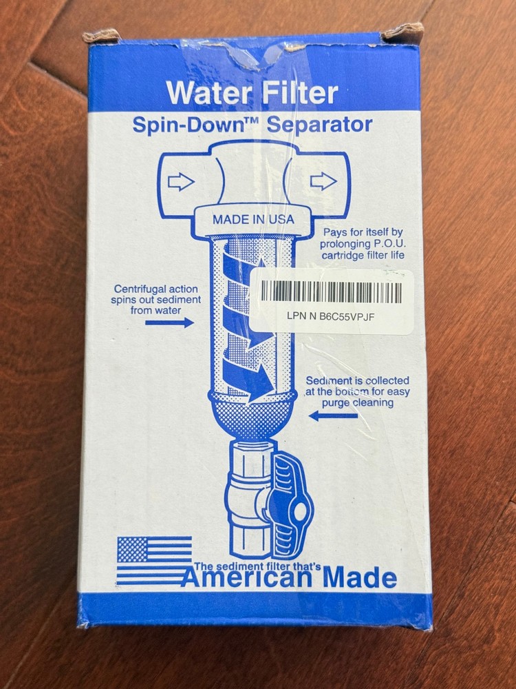 Rusco 1-60-F 1"  Spin-Down Sediment Filter