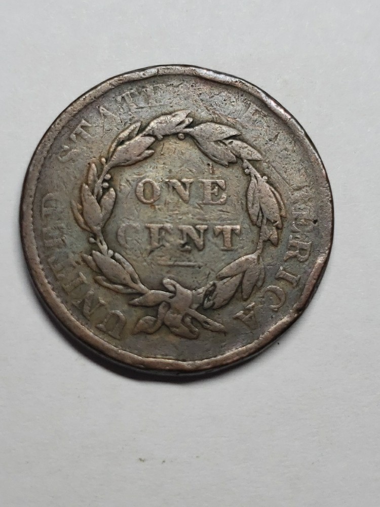 1837 1c Coronet Head Large Cent