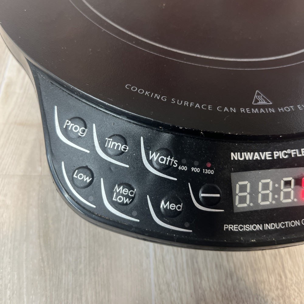 Nuwave Precision Induction Cooktop Flex Black PIC FLEX Great Burner!!! TESTED 🔥