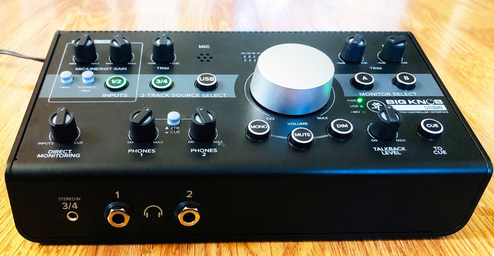 Mackie Big Knob Studio 4x3 Studio Monitor Controller Interface Fully Works