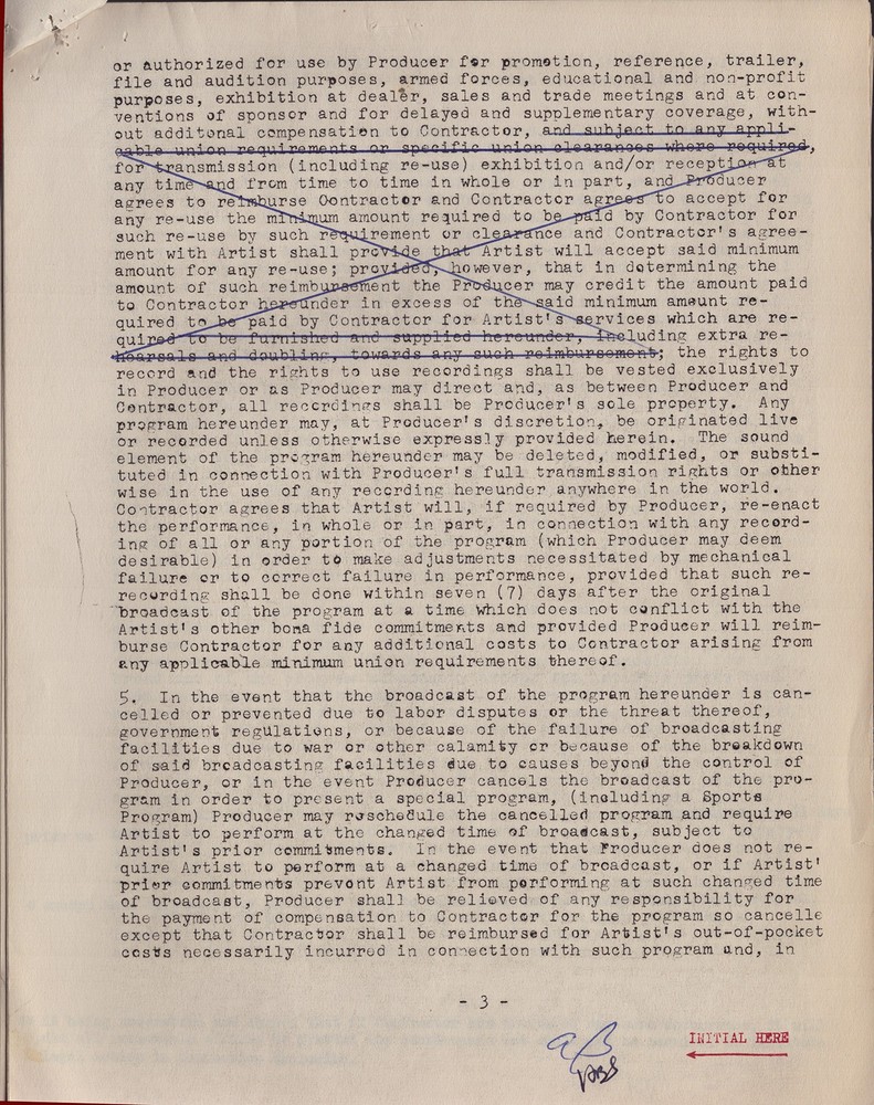 ANNE BANCROFT - DOCUMENT SIGNED 09/27/1960
