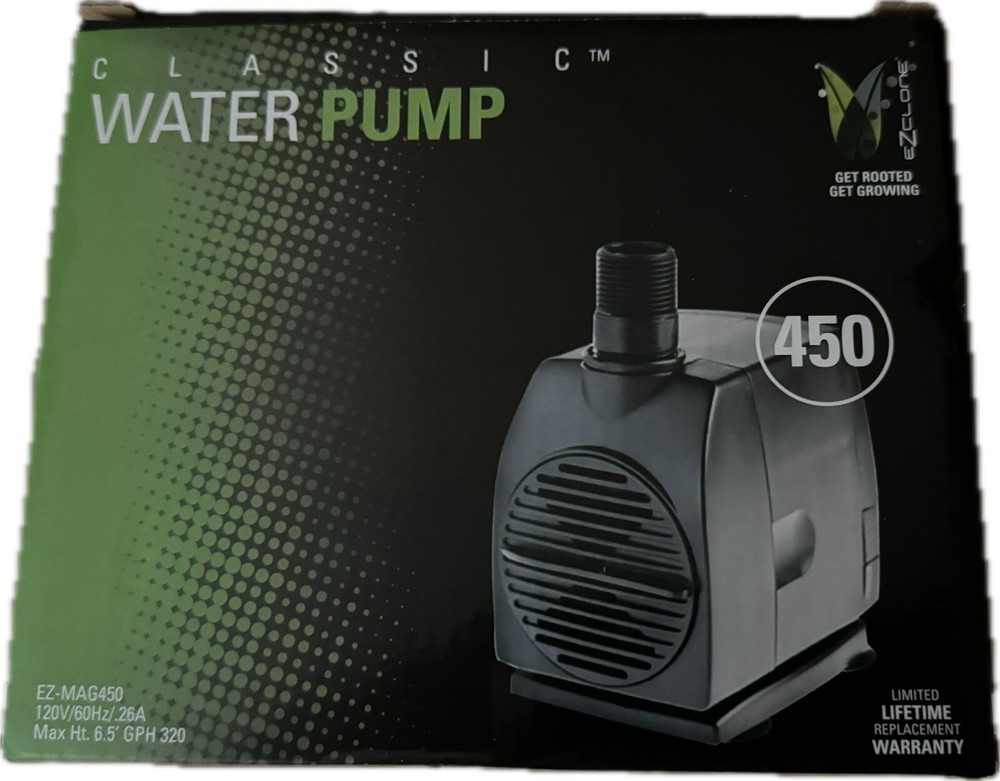 EZCL-BL16-LP-1 Low Pro 16 Hydroponic Cloning System, Black