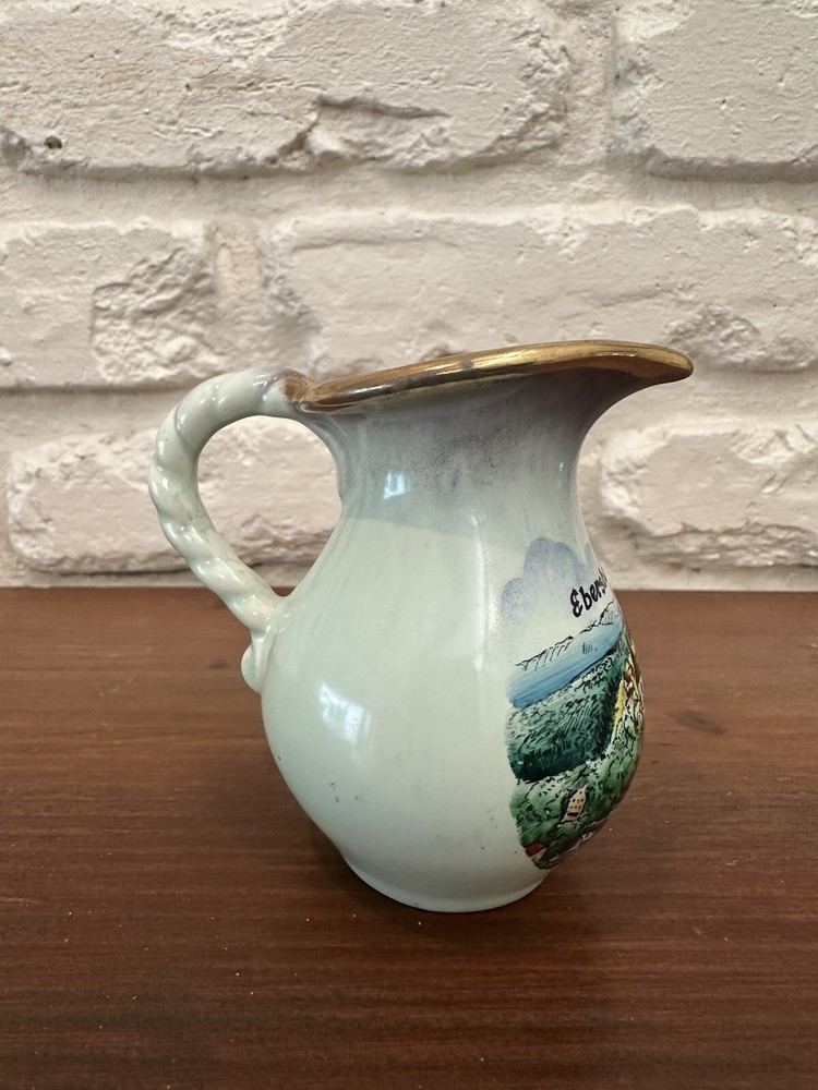 E. Bersbach Souvenir Pitcher Small Multicolor Hand Paired