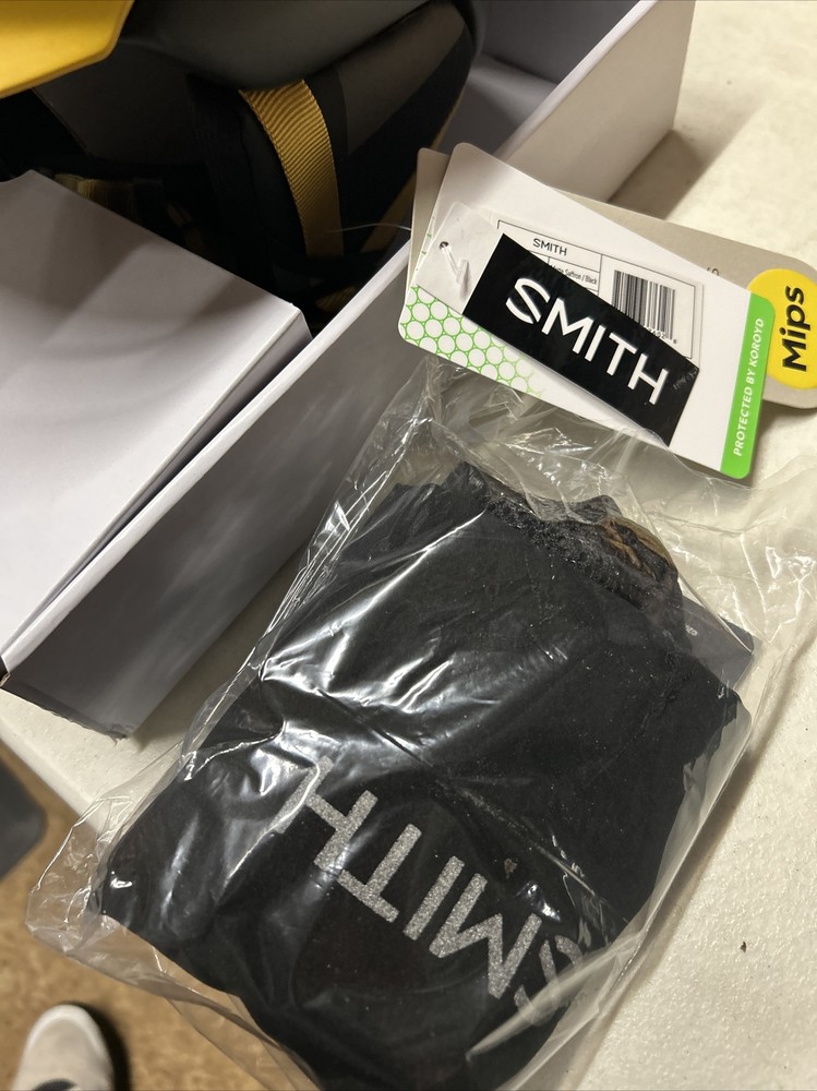 Smith Vantage Mips Small Snow Ski Helmet Matte Saffron Black Koroyd