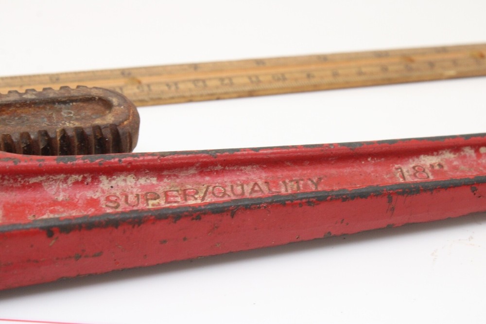 FULLER 18" Long Super/Quality Pipe Wrench Heavy Duty Extra Strong