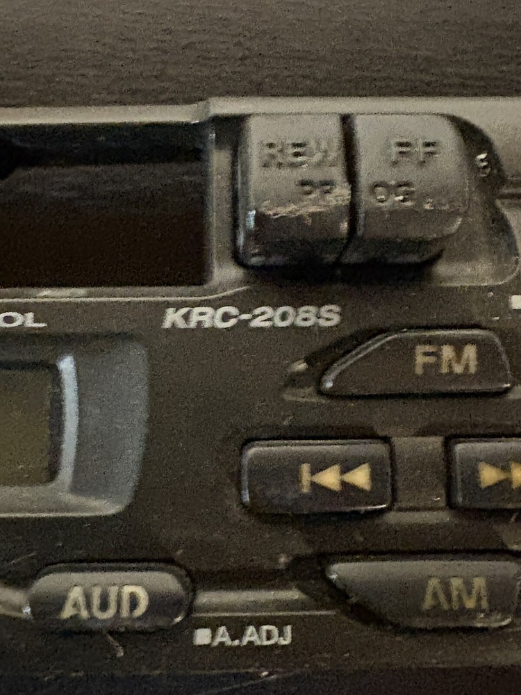 KENWOOD KRC-208S FACEPLATE ONLY OEM Untested!
