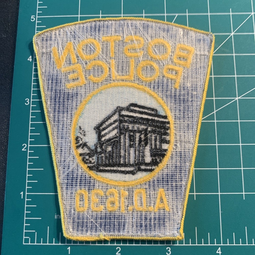 BOSTON MASSACHUSETTS VEST OBSSOLETE PATCH 7B