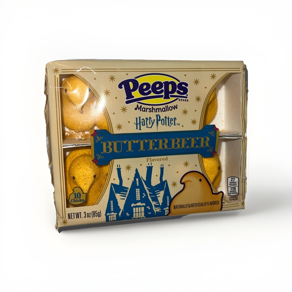 3 oz/10ct PEEPS Harry Potter Butterbeer Flavored Marshmallow Chicks Easter Candy