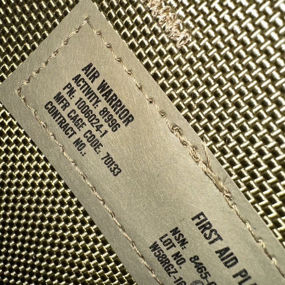 AIR WARRIOR OCP Multicam First Aid Platform Panel New