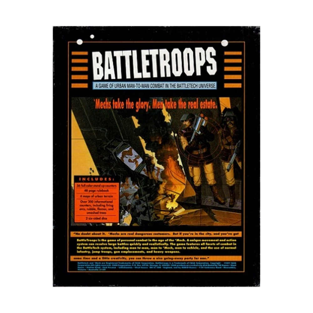 FASA Battletech Core Box Set Battletroops VG/EX
