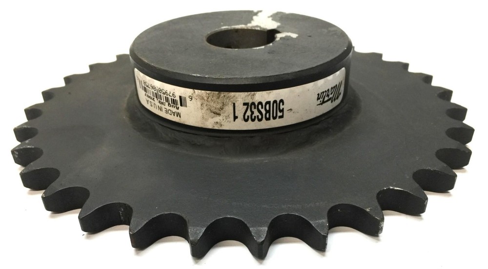Martin Roller Chain Sprocket 50BS32 1" Bore NOS