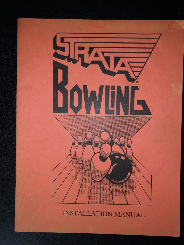 STRATA BOWLING ARCADE MANUAL