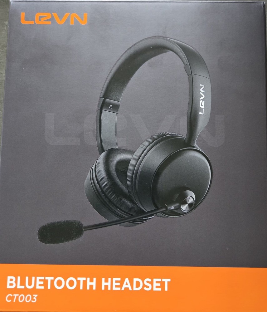 LEVN Bluetooth Headset with Microphone Dual Connection