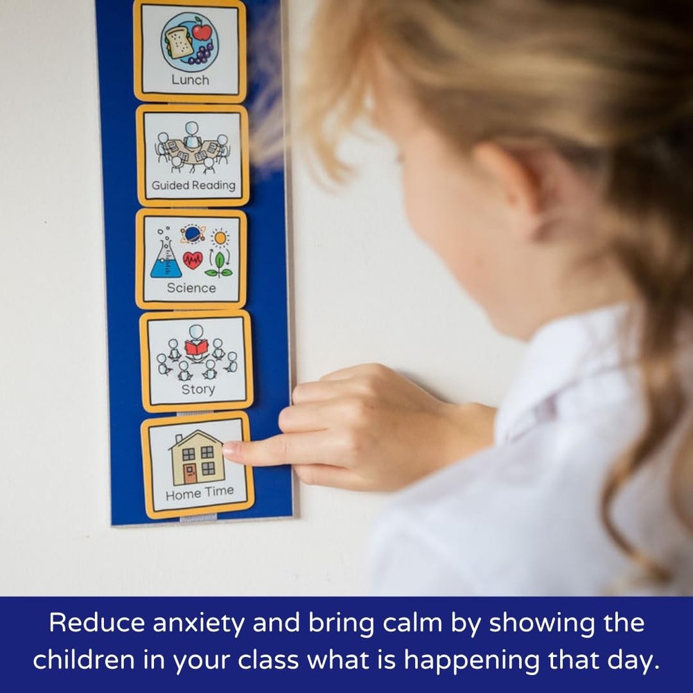 Visual Schedule Routine Chart with pecs Cards to Support communiation for Chi...