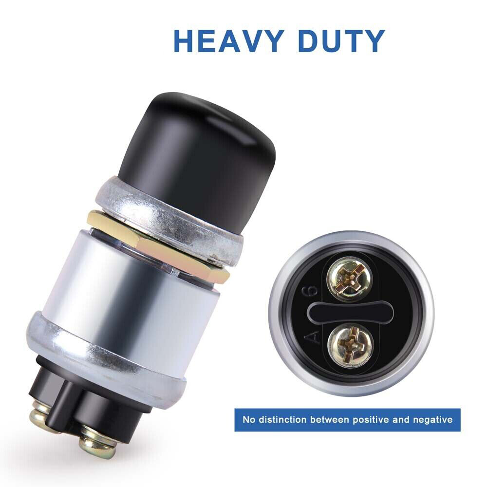 Heavy-Duty Push Button Switch Momentary Push On 50 AMP 12V 24V Ignition Starter