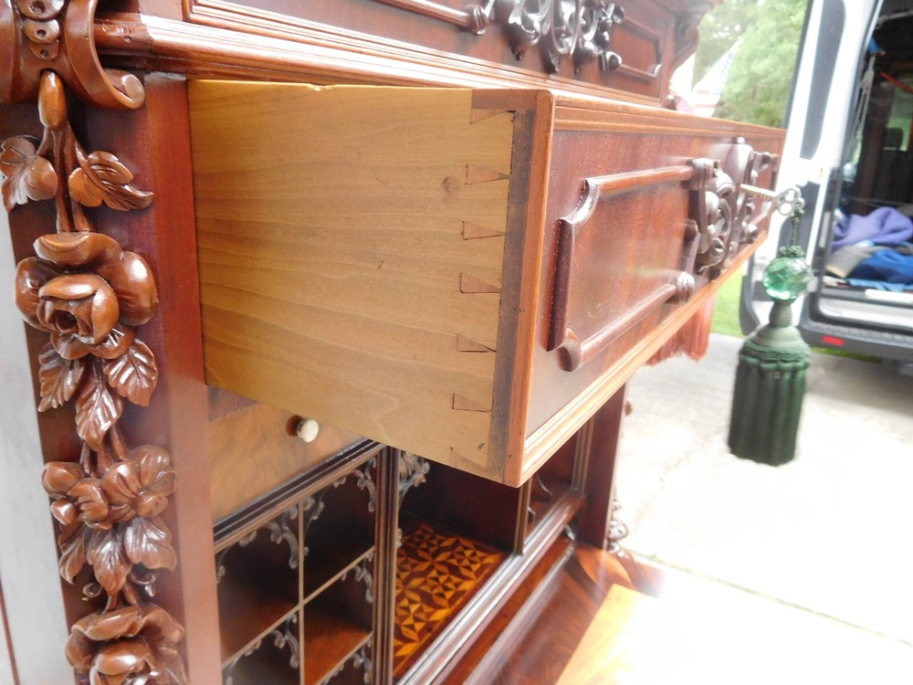 EXTRAORDINARY VICTORIAN ABATTANT SECRETARY
