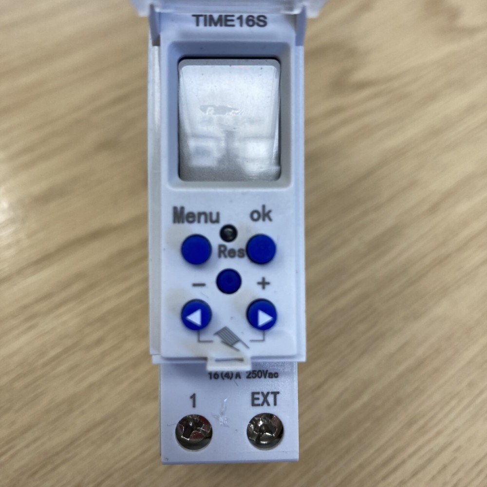 Live Electrical Single Module Digital Timer Din Rail Mounted - TIME16S