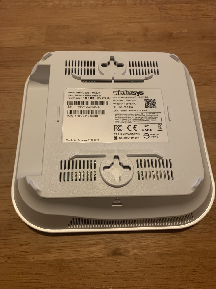 Wirelessys Mesh Router MR120 - READ DESCRIPTION