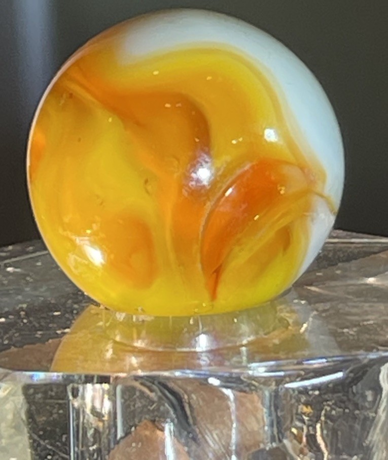 AKRO AGATE CORKSCREW Egg Yoke Shooter MARBLE