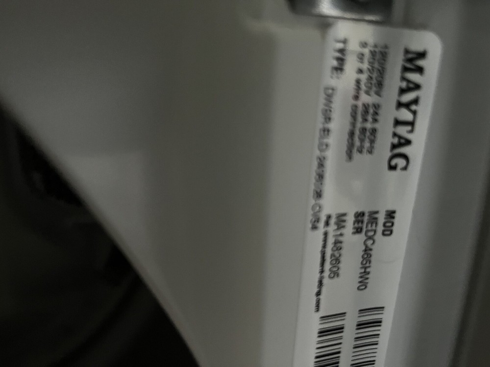 maytag washer dryer set used pre owned