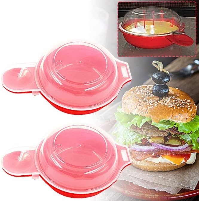 Microwave Egg Muffin Sandwich Cooker Breakfast Maker 1-Minute Egg