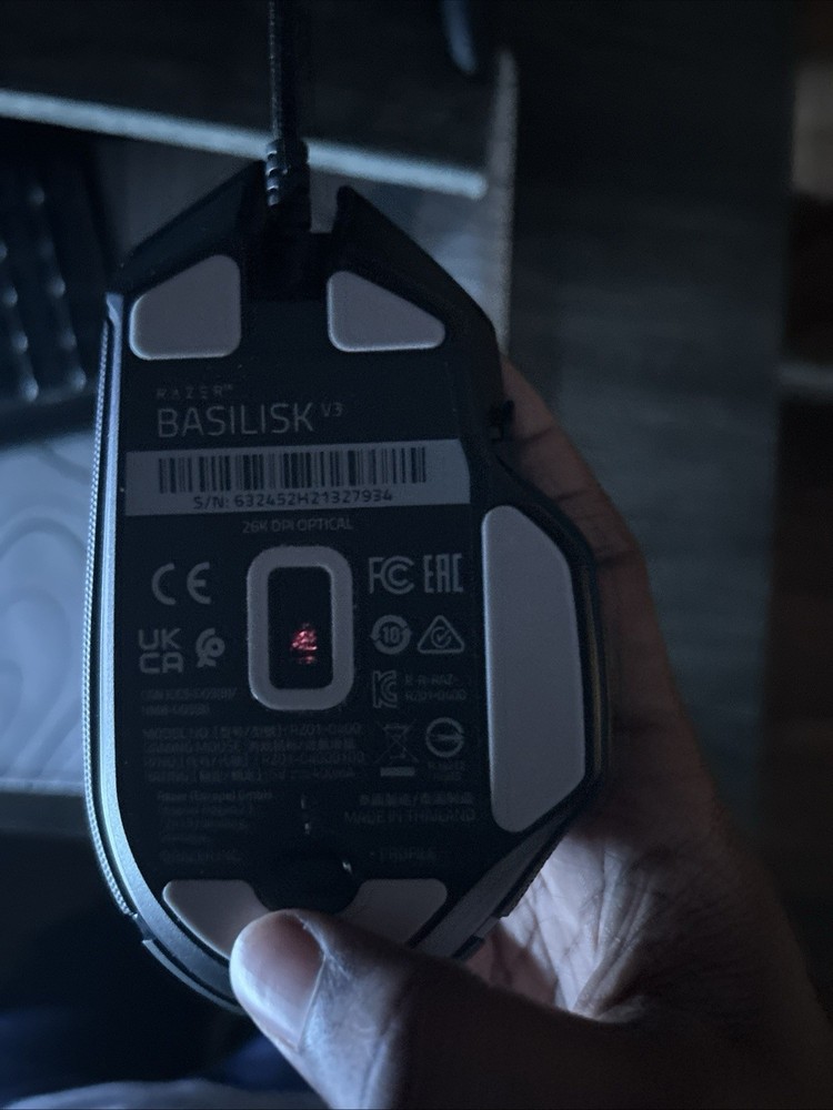 Razer Basilisk V3 Black Customizable Ergonomic Wired Gaming Mouse