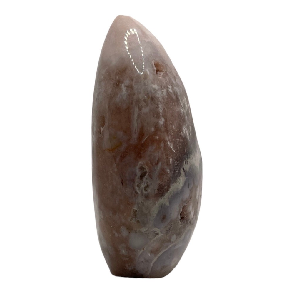 Pink Amethyst Free Form Flame Teardrop #2